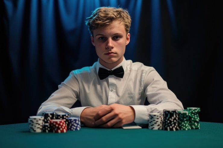 Live dealer blackjack table with HD camera feed